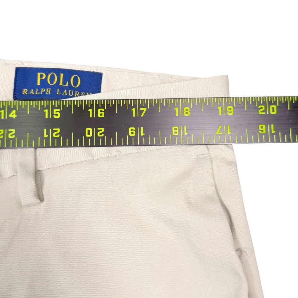 Polo Ralph Lauren Performance Chino Pants Mens 38x32 Tan Classic Fit Preppy Golf